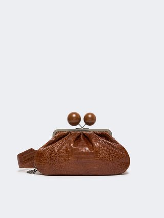 Коричнева сумка Pasticcino Weekend MaxMara шкіряна: фото - Invogue
