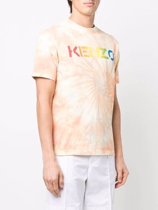 Оранжевая футболка KENZO: фото 1 - Invogue