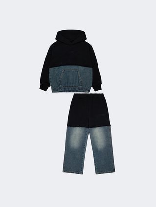 Синій костюм MM6 Maison Margiela з бавовни: фото - Invogue