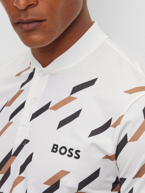 Біле поло BOSS : фото 3 - Invogue