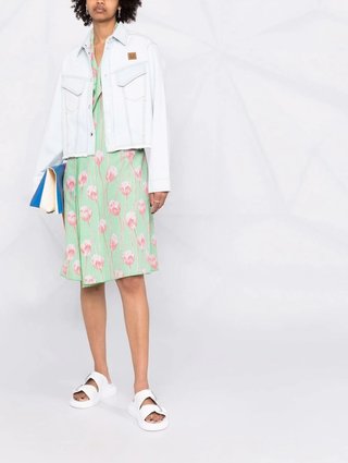 Блакитна куртка KENZO : фото 1 - Invogue