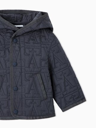 Серая куртка Emporio Armani из полиэстера: фото 2 - Invogue