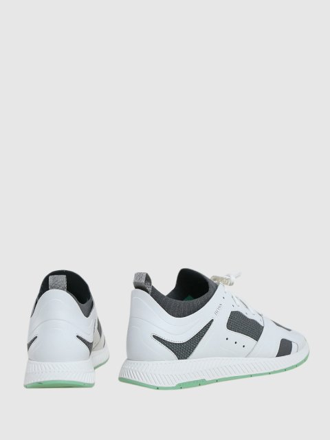 Белые кроссовки BOSS: фото 3 - Invogue