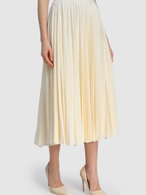 Молочная юбка MAX MARA: фото 3 - Invogue