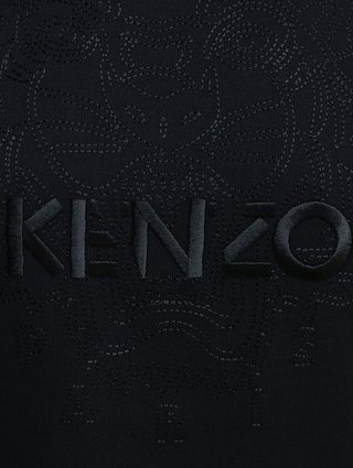 Чёрная футболка KENZO: фото 5 - Invogue