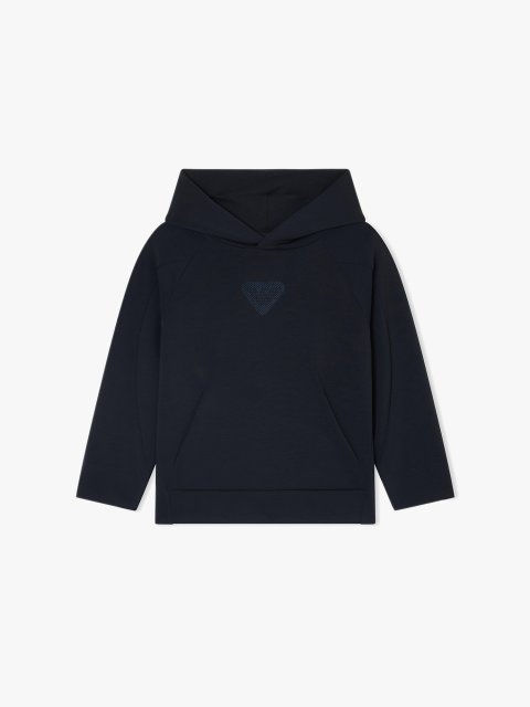 Темно-синя кофта EMPORIO ARMANI KIDS з модалу: фото - Invogue