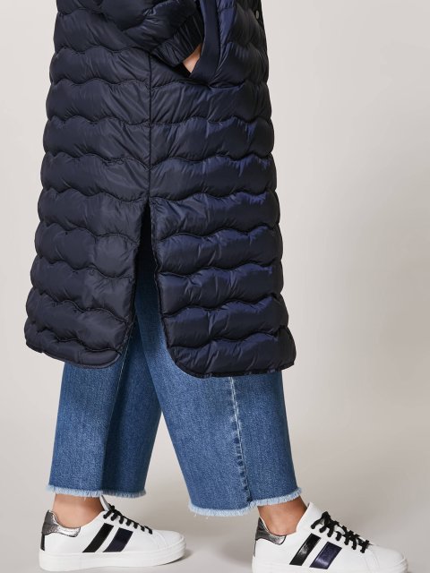 Тёмно-синяя куртка PERSONA: фото 2 - Invogue