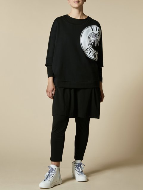 Чёрные брюки MARINA RINALDI: фото 3 - Invogue