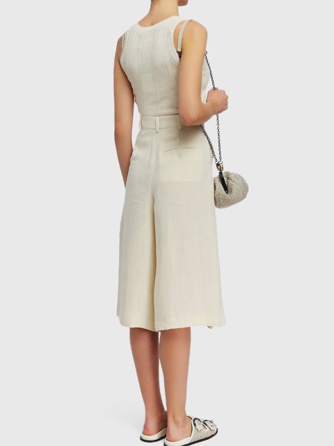 Кремовый топ WEEKEND MAX MARA: фото 2 - Invogue