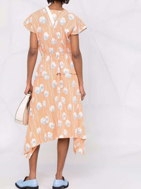 Помаранчева сукня KENZO : фото 2 - Invogue