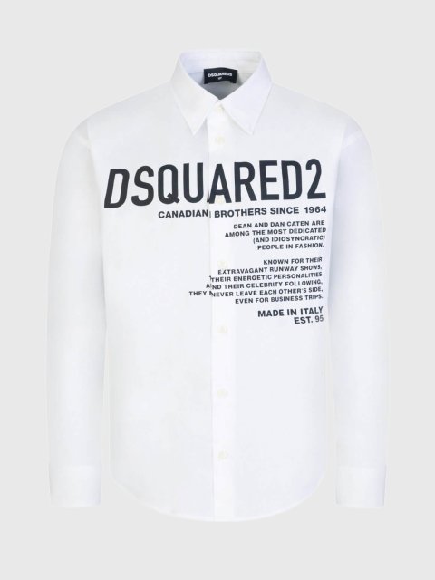 Біла сорочка DSQUARED KID : фото - Invogue