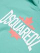 Блакитна футболка DSQUARED KID з капюшоном: фото 3 - Invogue