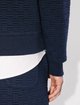 Синий свитшот Kenzo рельефный: фото 4 - Invogue
