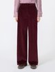 Бордові брюки Weekend Max Mara з бавовни: фото 2 - Invogue