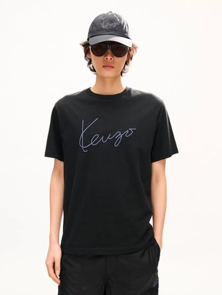 Черная футболка Kenzo из хлопка: фото 2 - Invogue