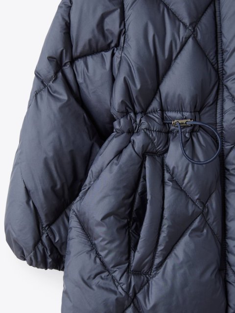 Синее  пальто IL GUFO: фото 3 - Invogue