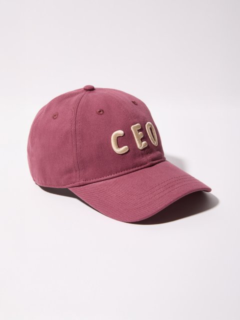 Бордова кепка MAX&CO з бавовни: фото - Invogue