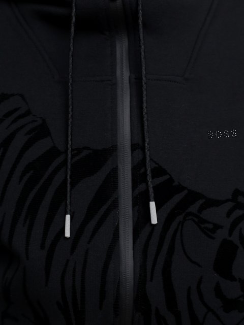 Чёрная кофта BOSS: фото 4 - Invogue