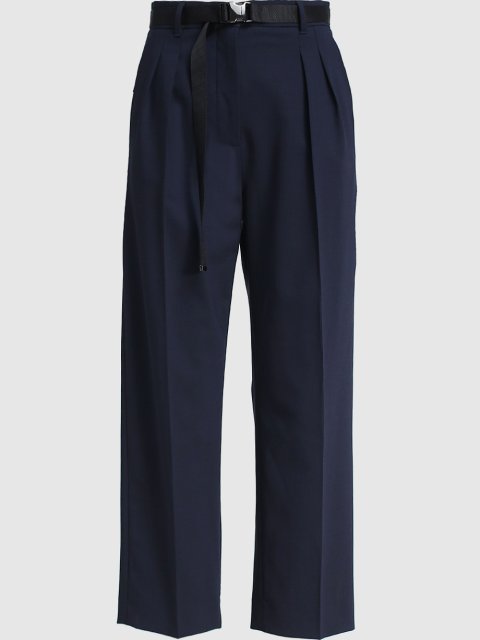 Тёмно-синие брюки WEEKEND MAX MARA: фото - Invogue