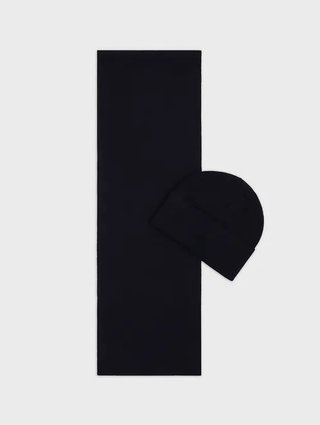 Синя шапка, шарф EMPORIO ARMANI KIDS: фото 1 - Invogue