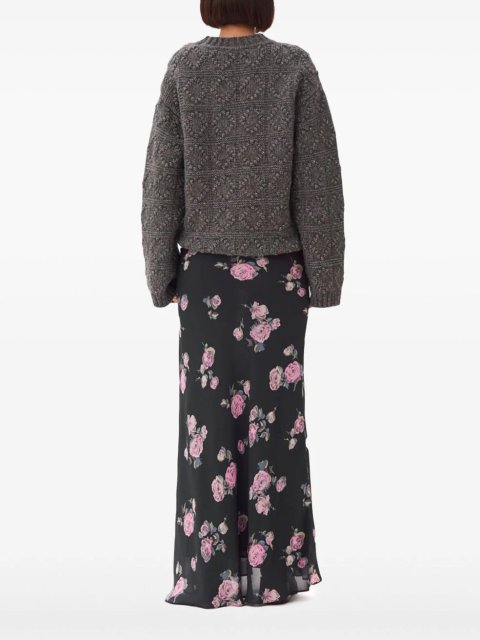 Длинная юбка GANNI с цветочным принтом: фото 2 - Invogue