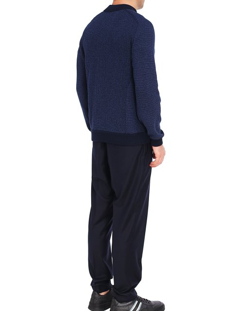 Тёмно-синий кардиган BOSS: фото 2 - Invogue