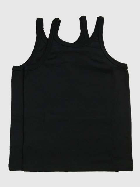 Чёрная майка DOLCE&GABBANA KIDS: фото 1 - Invogue