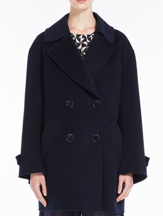 Темно-синє пальто MAX MARA : фото 1 - Invogue