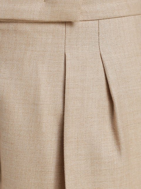 Молочные брюки MAX MARA: фото 5 - Invogue