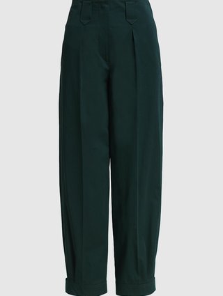 Зелёные брюки KENZO: фото - Invogue