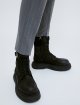 Чорні черевики Max&Co з матової шкіри: фото 1 - Invogue