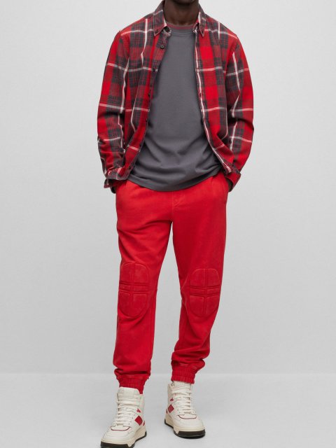 Темно-серая футболка BOSS: фото 4 - Invogue