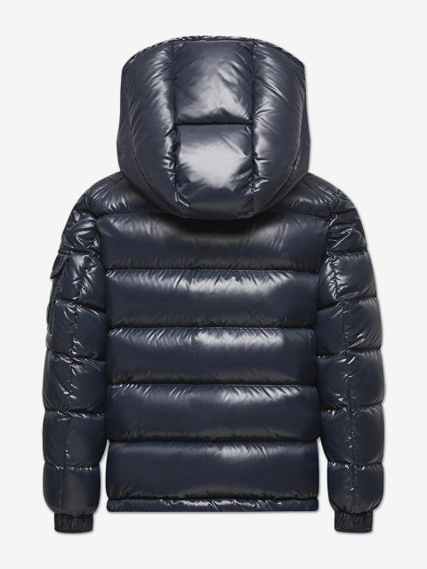 Темно-синя куртка MONCLER ENFANT : фото 1 - Invogue