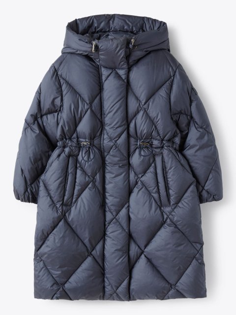 Синее  пальто IL GUFO: фото - Invogue