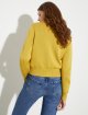 Гірчичний кардиган MAX&CO з квітковою вишивкою: фото 3 - Invogue