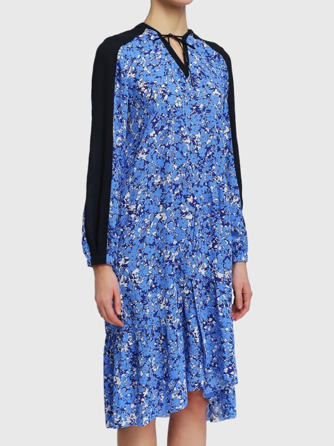 Синее платье MARC CAIN: фото 3 - Invogue