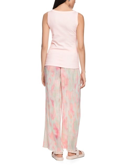 Розовый топ Marc Cain из хлопка: фото 3 - Invogue