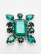 Зелена брошка WEEKEND ACCESSORIES : фото - Invogue