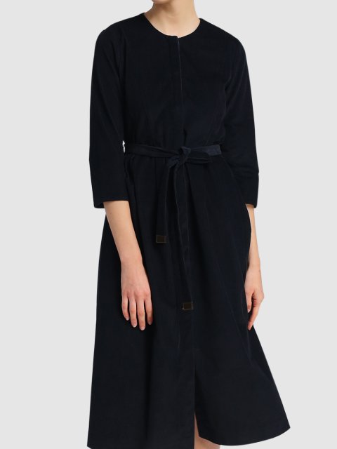 Синее платье MAX MARA: фото 3 - Invogue