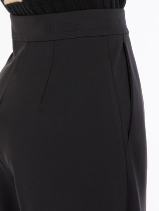 Чорні брюки Max Mara широкі: фото 4 - Invogue