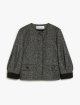 Чорно-білий жакет Max Mara укорочений: фото - Invogue