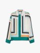 Різнокольорова сорочка WEEKEND MAX MARA з шовку: фото - Invogue