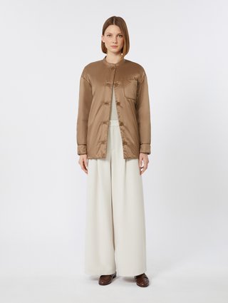 Карамельная куртка MAX MARA утепленная: фото 1 - Invogue