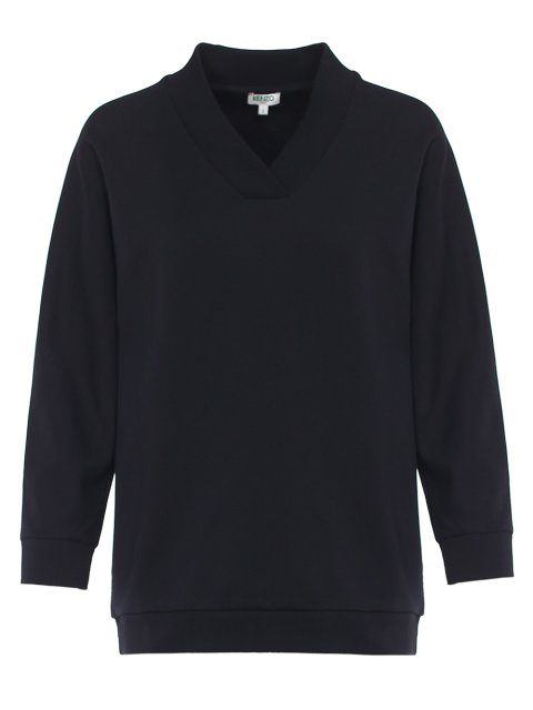 Чёрный свитер KENZO: фото 2 - Invogue