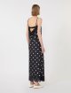 Чорна сукня в горох Max Mara з шовку: фото 3 - Invogue