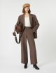 Шоколадний жакет WEEKEND MAX MARA з суміші бавовни: фото 1 - Invogue