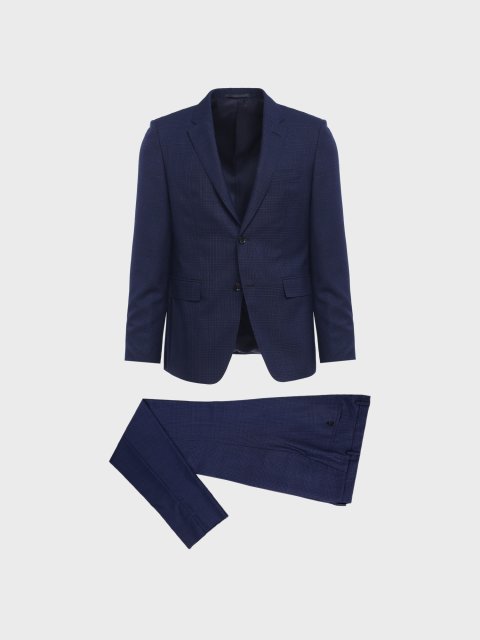 Темно-синій костюм BOSS: фото - Invogue