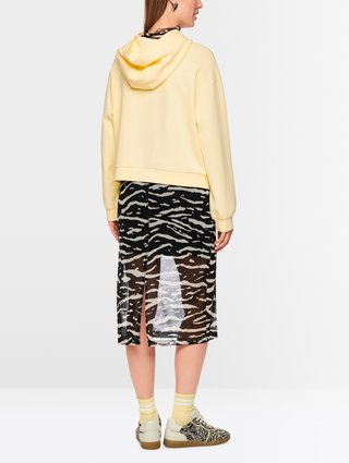 Желтое худи Marc Cain из органического хлопка: фото 3 - Invogue