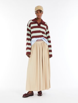Бежева спідниця WEEKEND MAX MARA довга: фото 1 - Invogue