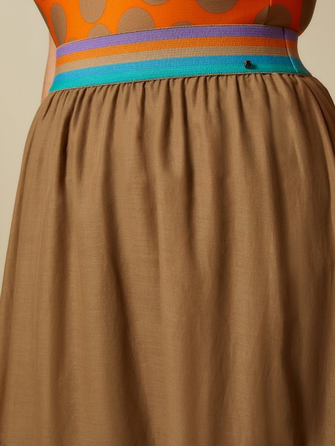 Коричнева спідниця MARINA RINALDI : фото 2 - Invogue